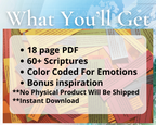 Book of Mormon Color-coded by Emotions Scripture Jar