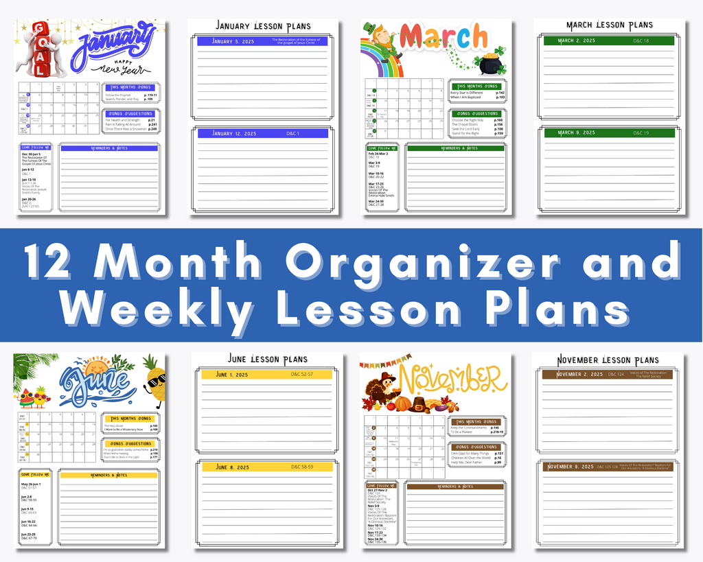 2025 Primary Chorister Planner Doctrine and Covenants