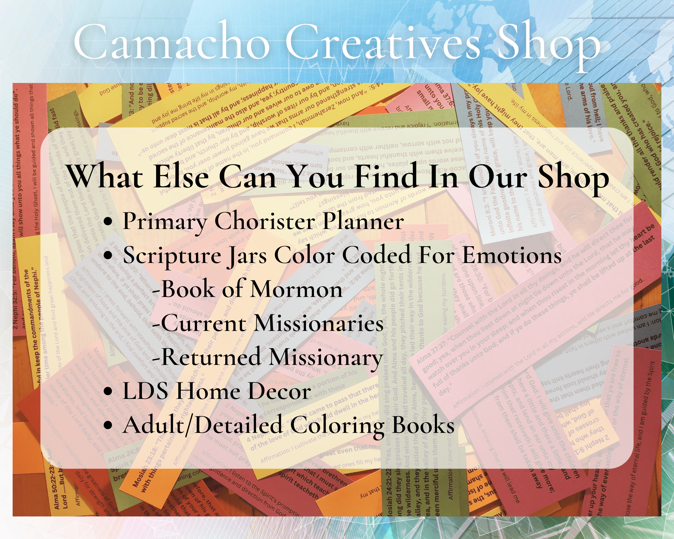 PRINTABLE LDS Missionary Book of Mormon and Bible Color-coded Emotion Scripture Jar