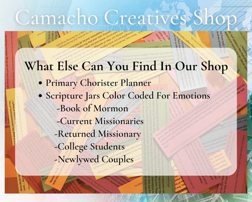 Book of Mormon Color-coded by Emotions Scripture Jar