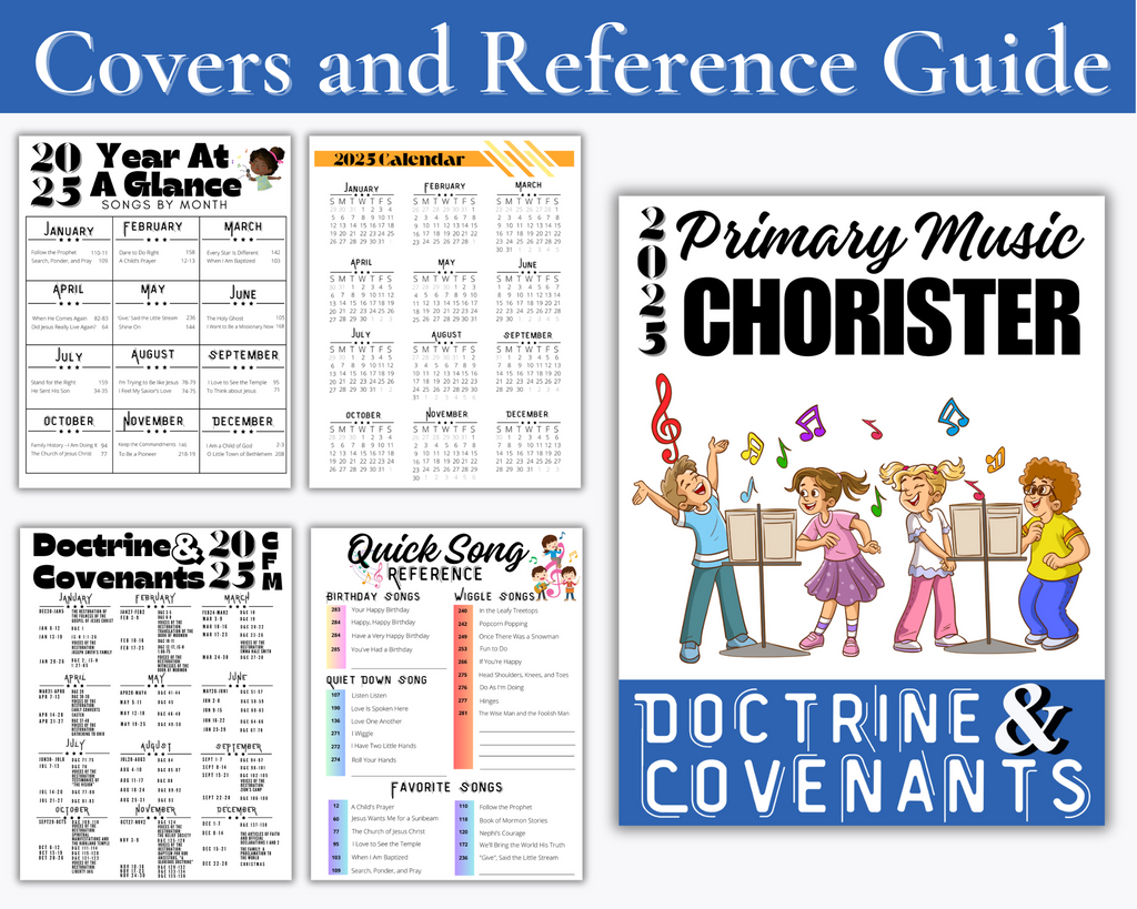 2025 Primary Chorister Planner Doctrine and Covenants